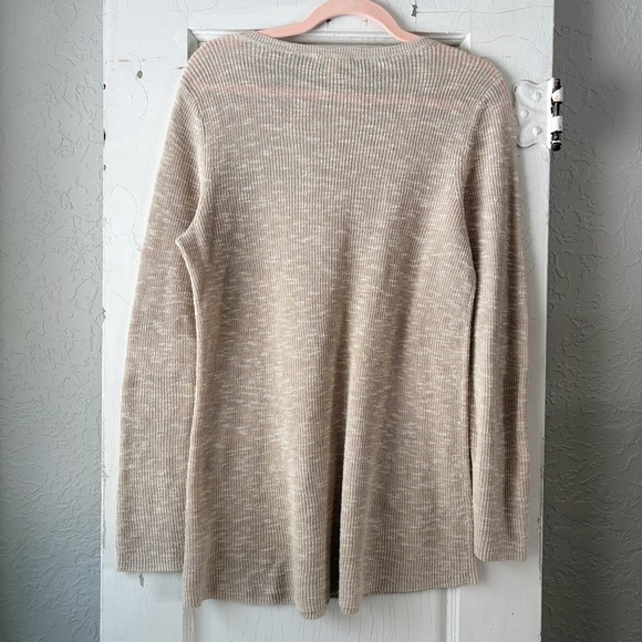 Eileen Fisher Cream Knit Top - Picture 2 of 8